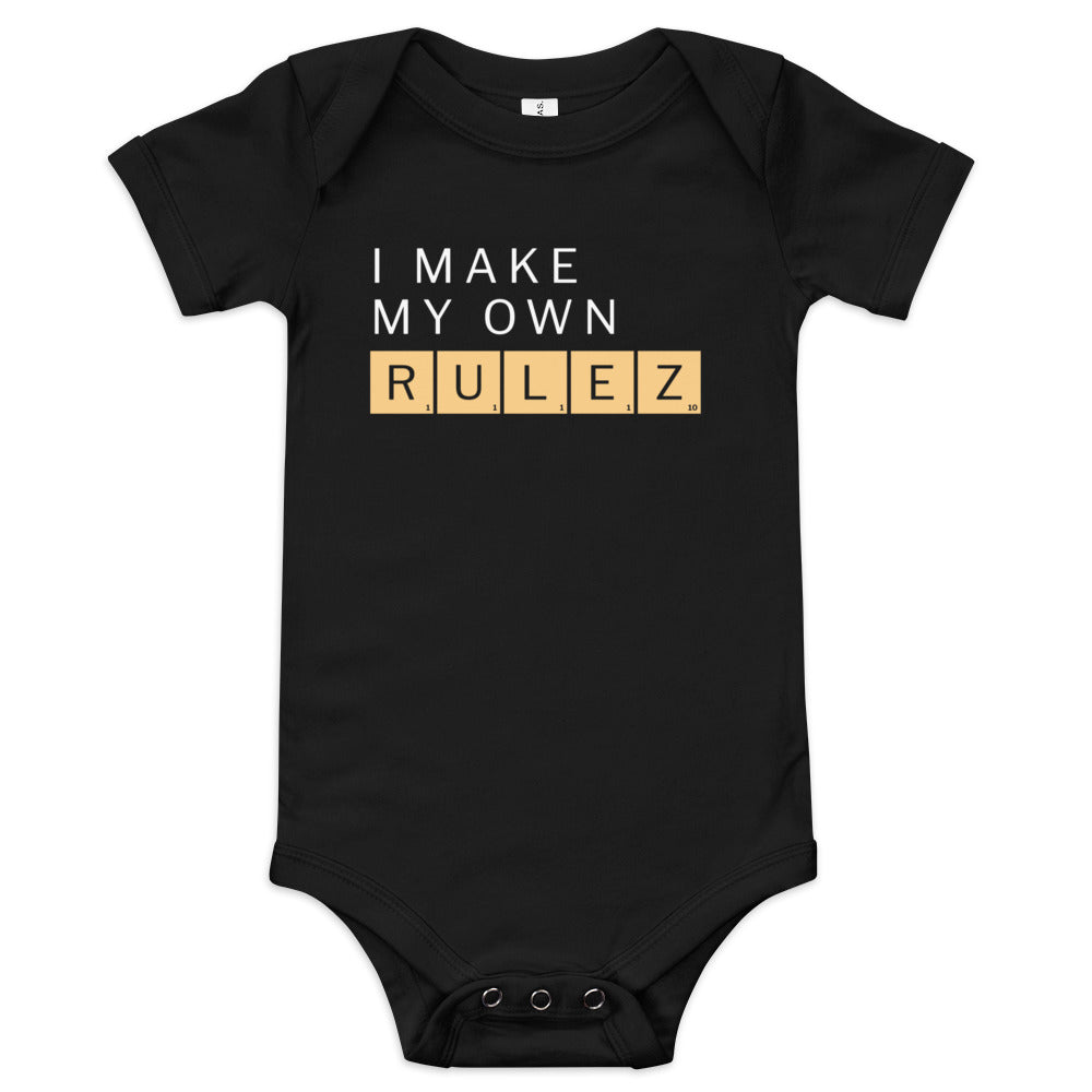 I Make My Own Rulez Kid's Onesie