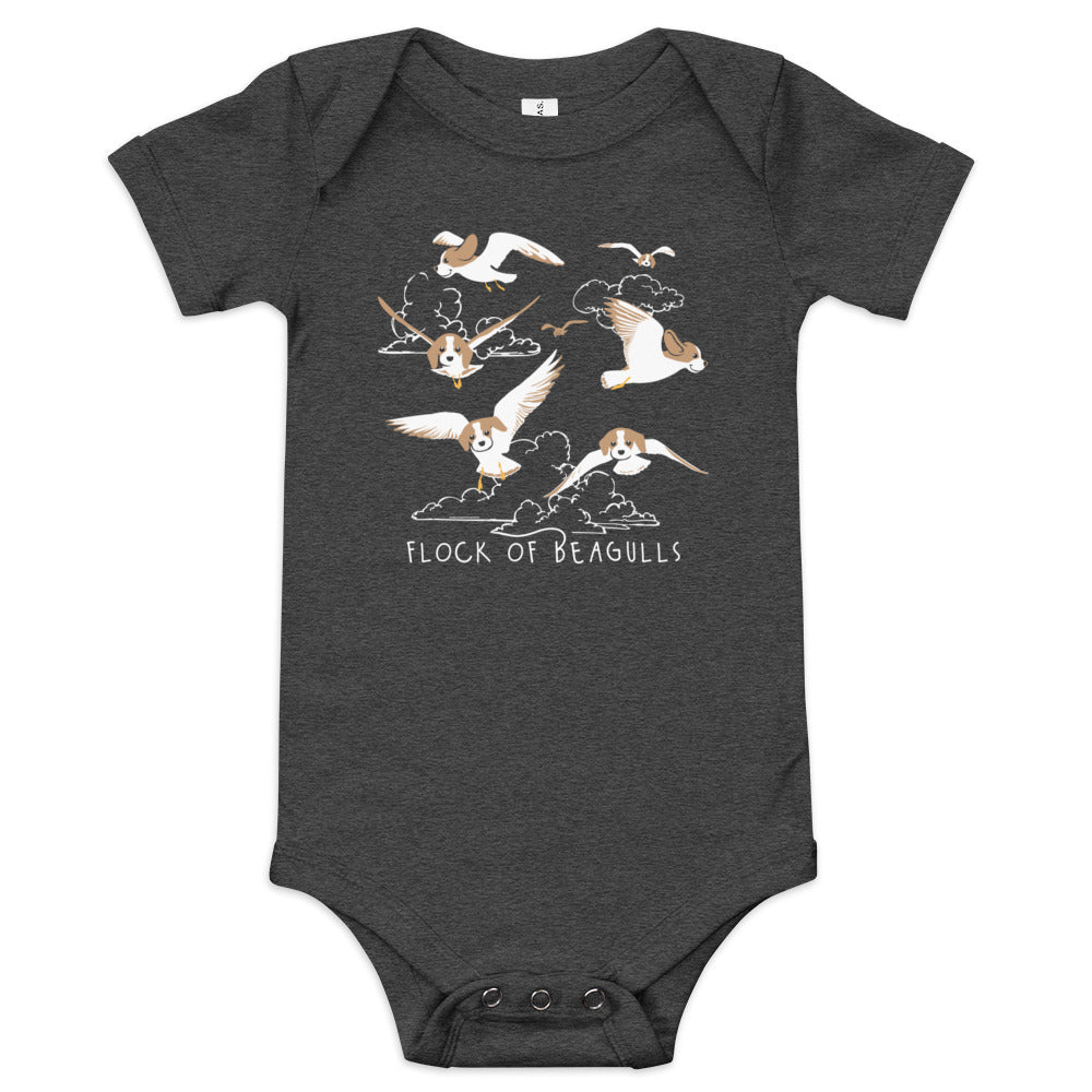 Flock Of Beagulls Kid's Onesie