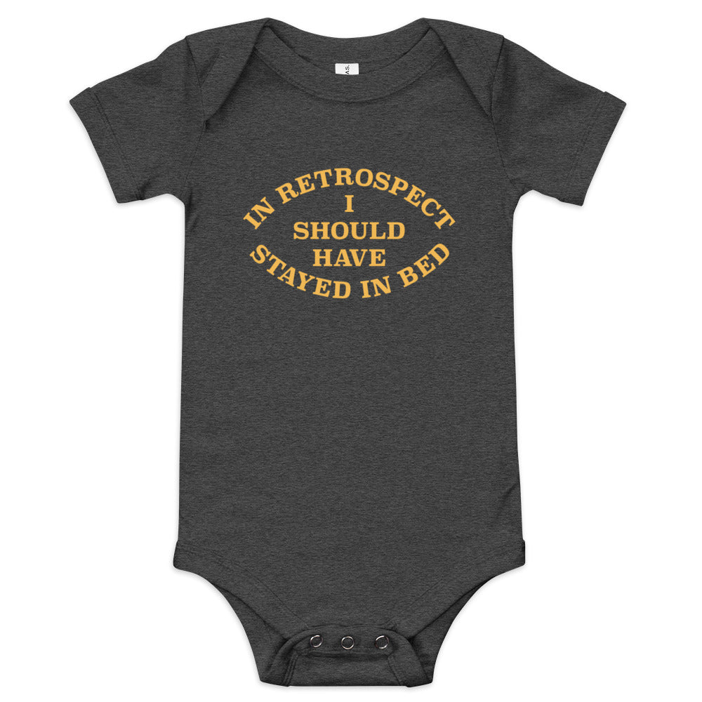 I Should Have Stayed In Bed Kid's Onesie