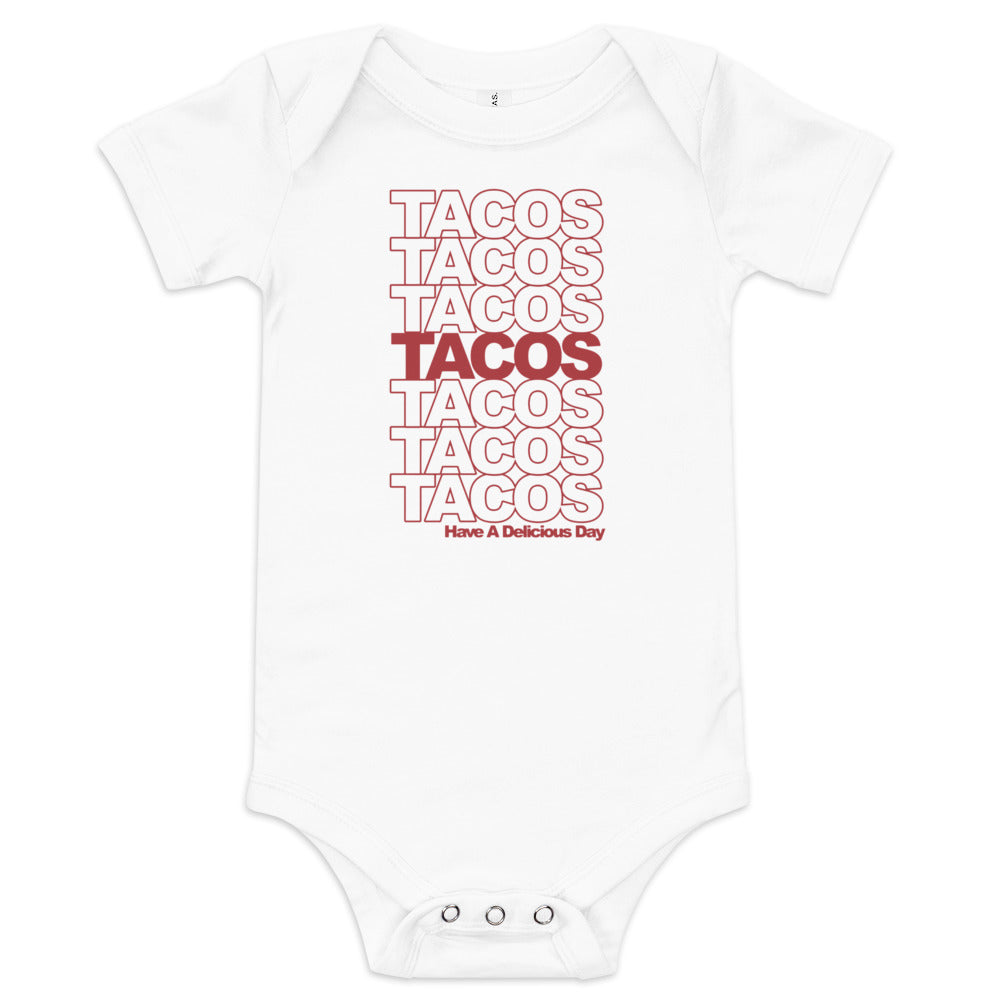 Tacos Tacos Tacos Kid's Onesie