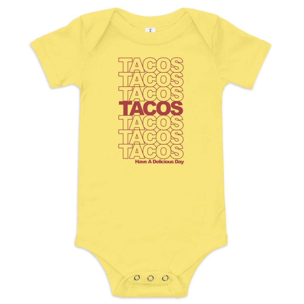 Tacos Tacos Tacos Kid's Onesie