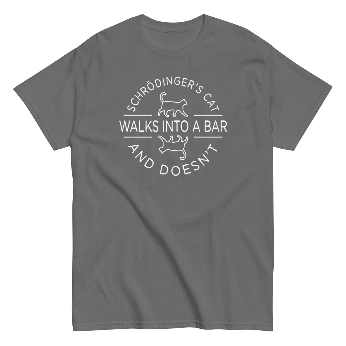 Schrodinger's Cat Walks Into A Bar Men's Classic Tee product image 3