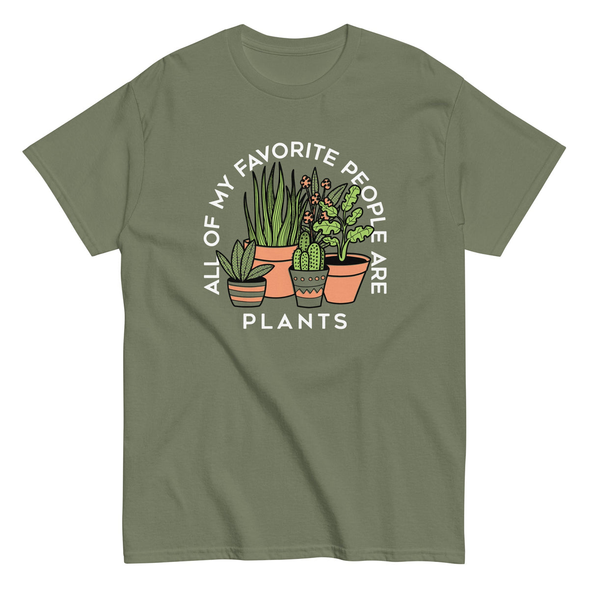 All Of My Favorite People Are Plants Men's Classic Tee product image 3