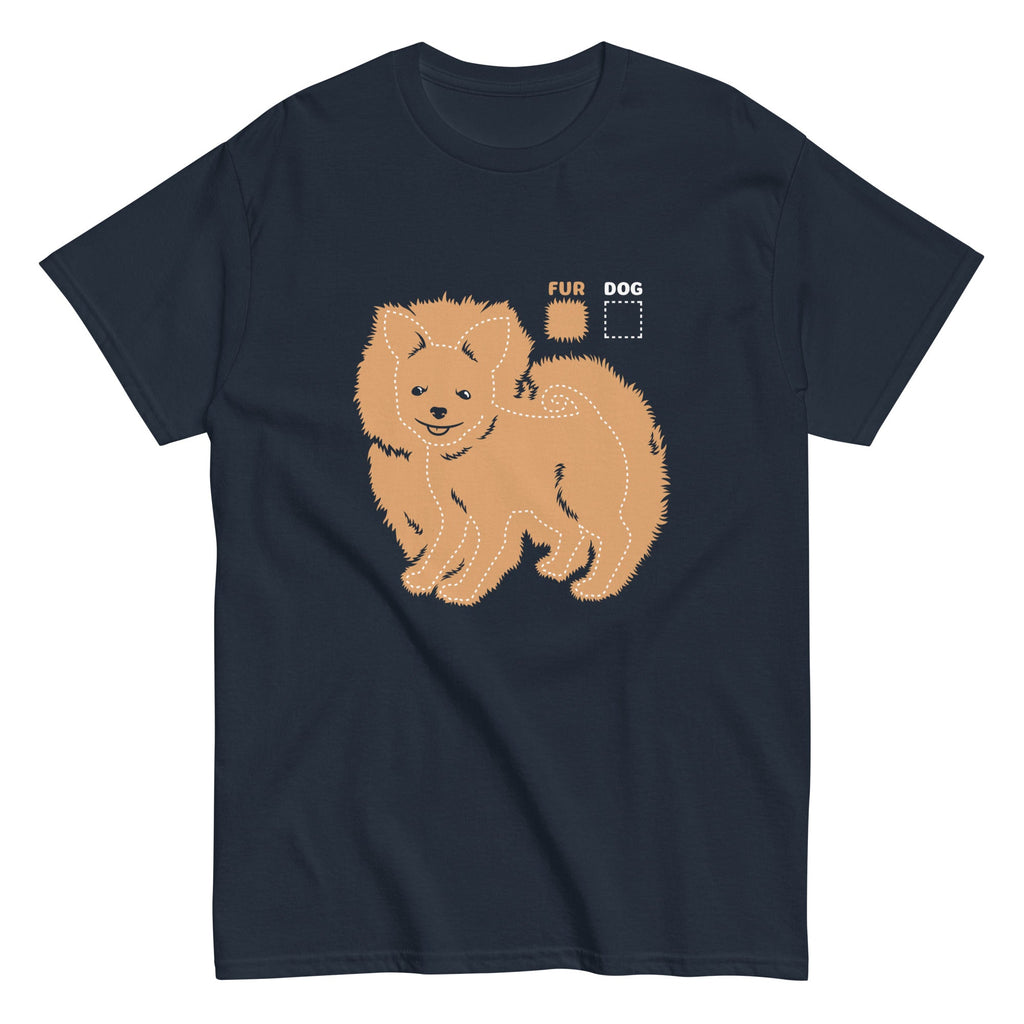 Dog vs Fur Pomeranian Men's Classic Tee product image 3