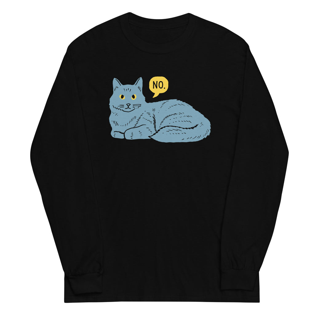 No Cat Unisex Long Sleeve Tee product image 1