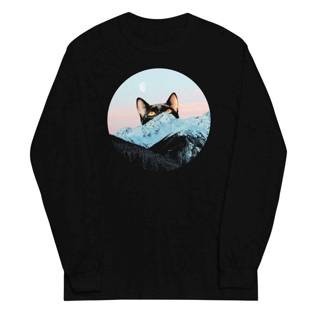 Meowntain Unisex Long Sleeve Tee product image 1