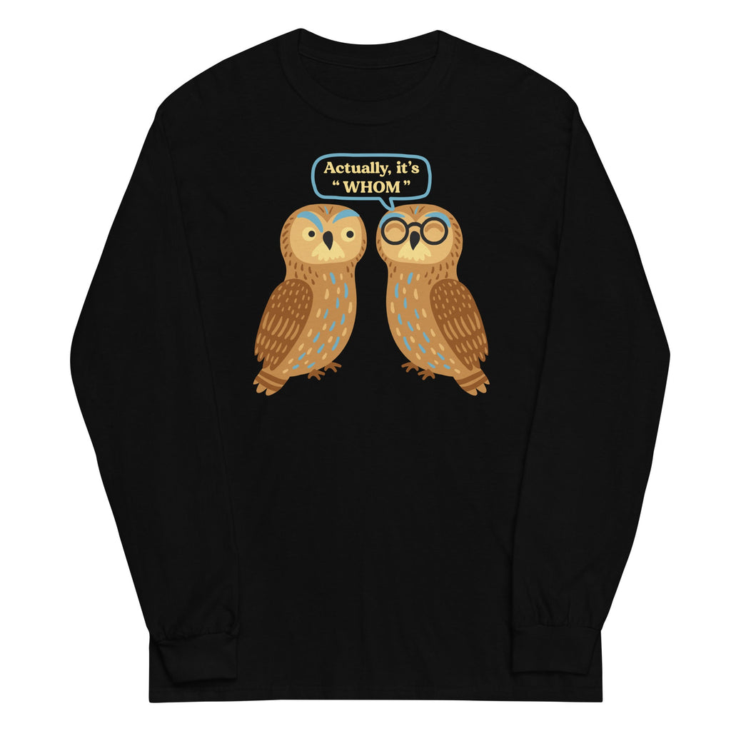 Actually, It's Whom Unisex Long Sleeve Tee product image 2