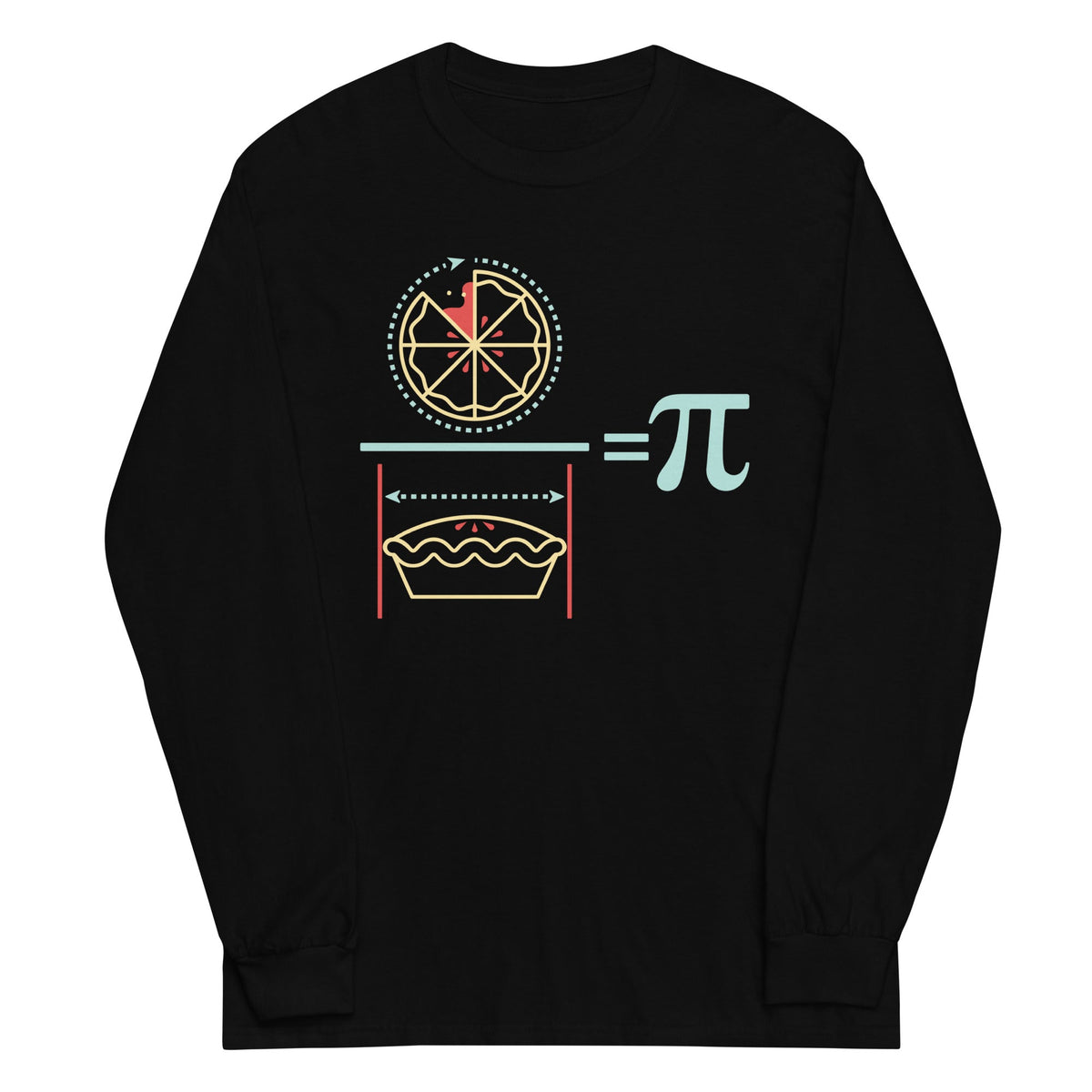 Pi Equation Unisex Long Sleeve Tee product image 2