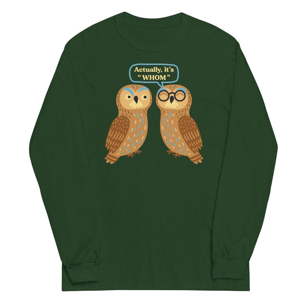 Actually, It's Whom Unisex Long Sleeve Tee product image 5