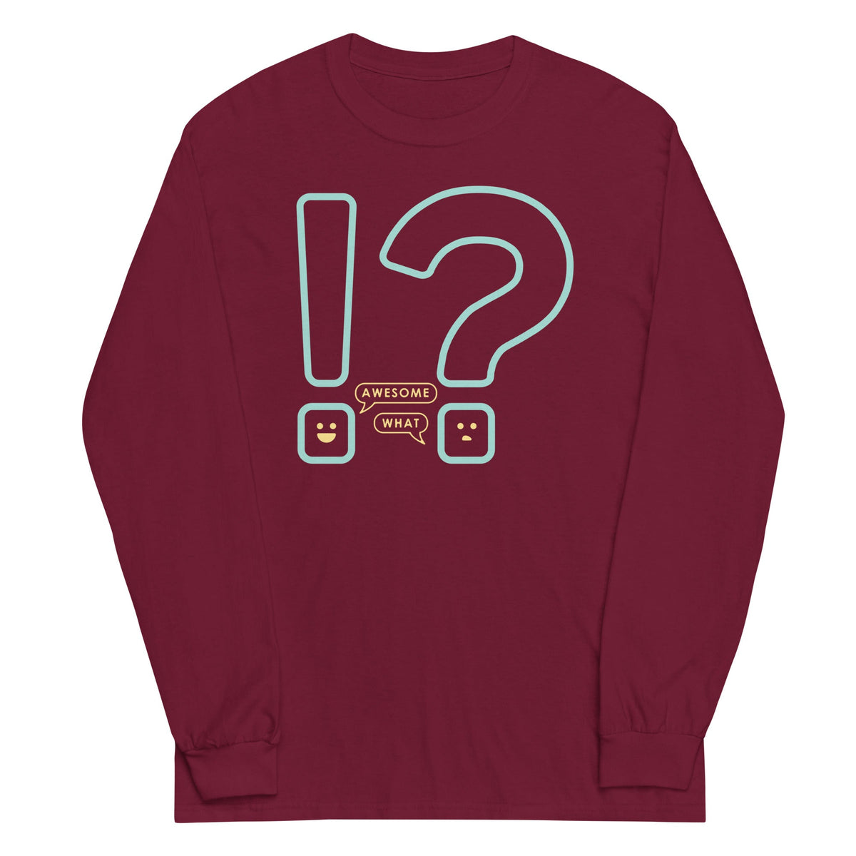 Awesome! What? Unisex Long Sleeve Tee product image 3