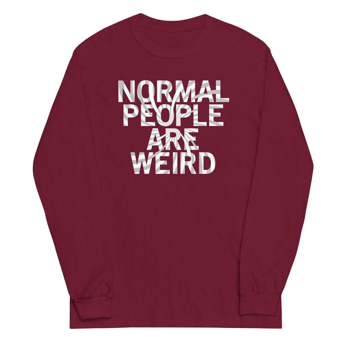 Normal People Are Weird Unisex Long Sleeve Tee product image 3