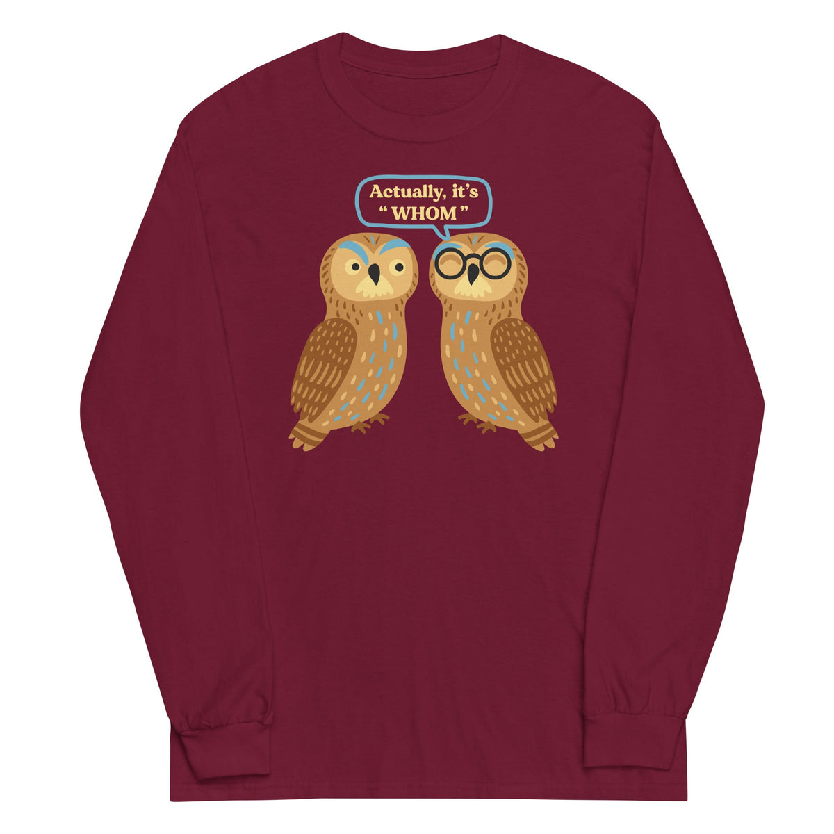 Actually, It's Whom Unisex Long Sleeve Tee product image 4