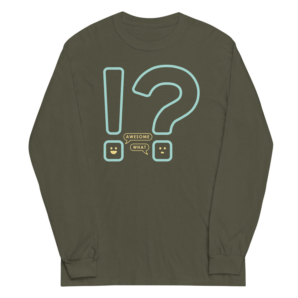 Awesome! What? Unisex Long Sleeve Tee product image 4