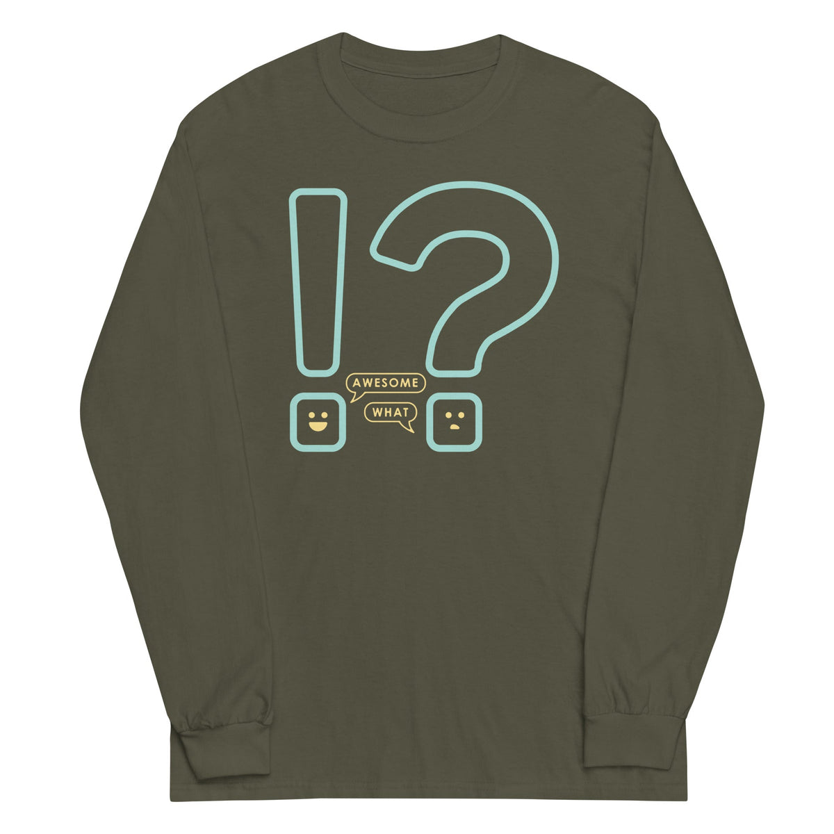 Awesome! What? Unisex Long Sleeve Tee product image 4