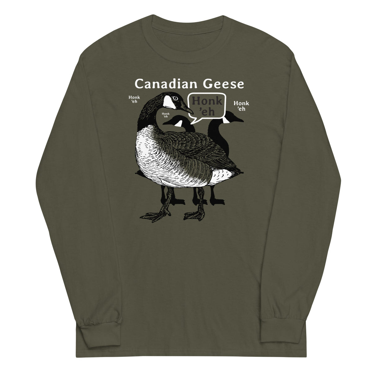 Canadian Geese Unisex Long Sleeve Tee product image 1