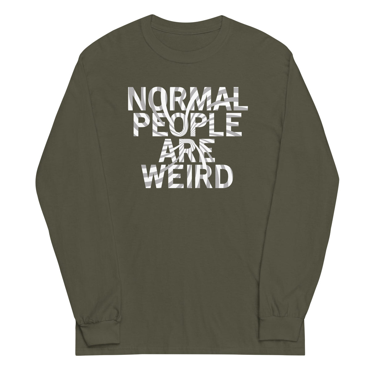 Normal People Are Weird Unisex Long Sleeve Tee product image 5