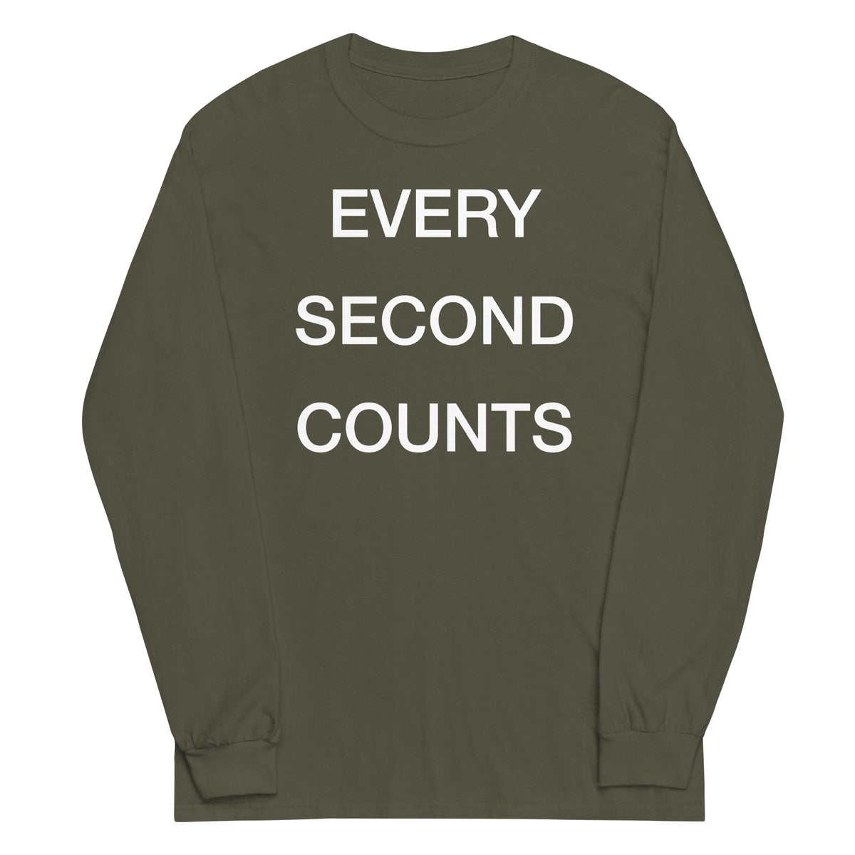 Every Second Counts Unisex Long Sleeve Tee product image 5