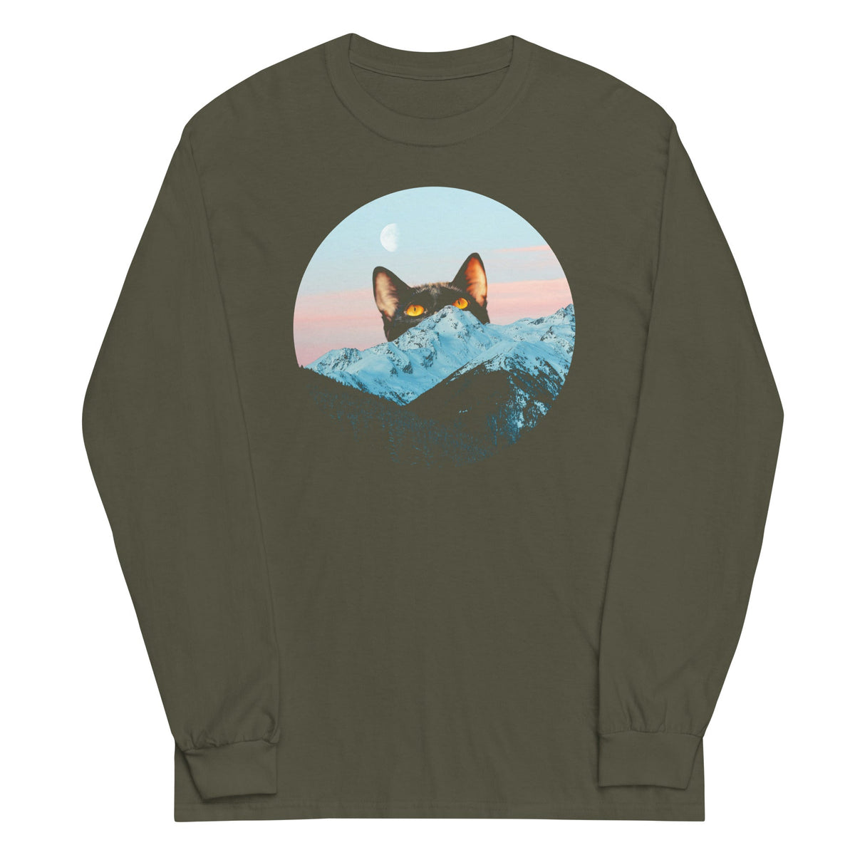 Meowntain Unisex Long Sleeve Tee product image 3