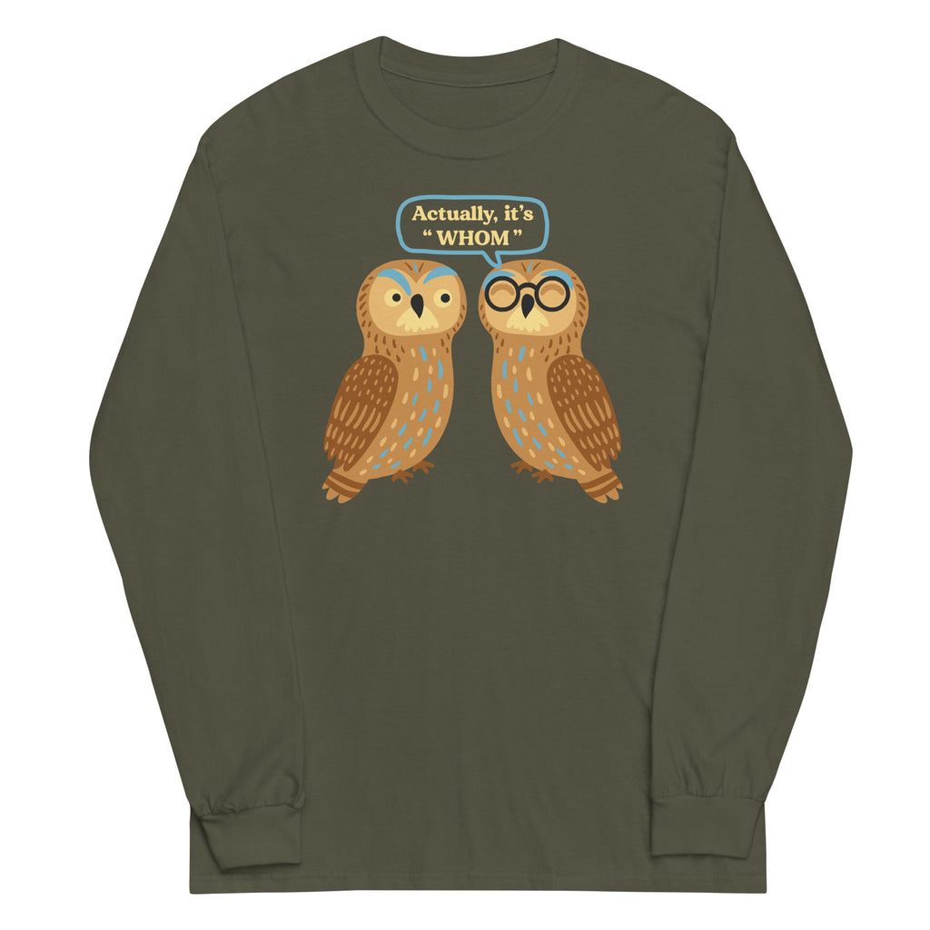 Actually, It's Whom Unisex Long Sleeve Tee product image 3
