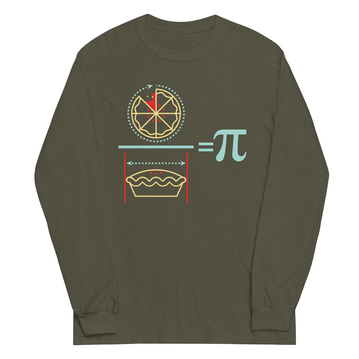 Pi Equation Unisex Long Sleeve Tee product image 4