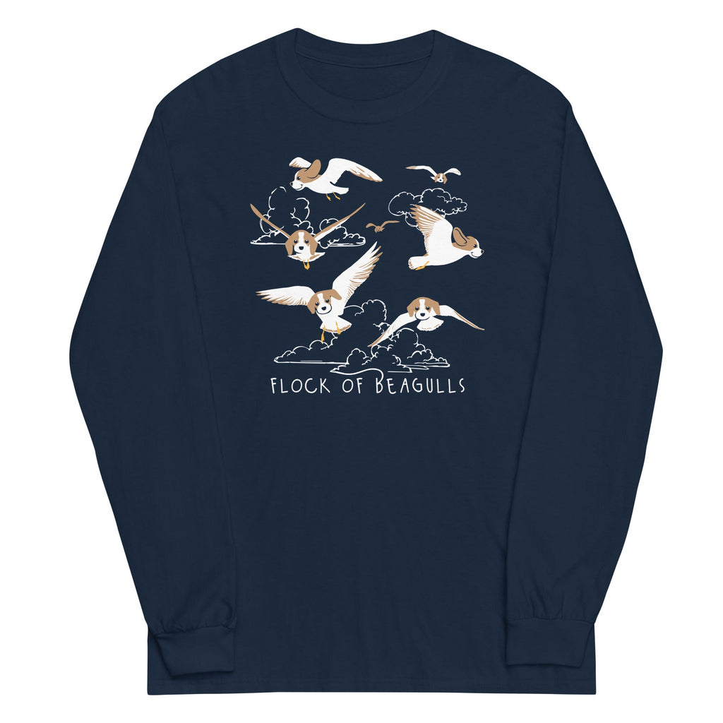 Flock Of Beagulls Unisex Long Sleeve Tee product image 2