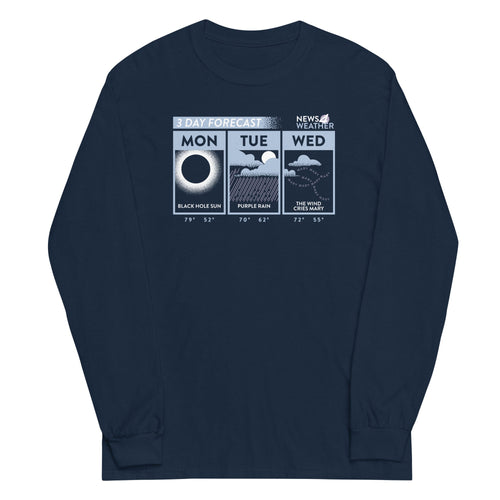 3 Day Forecast Unisex Long Sleeve Tee product image 2