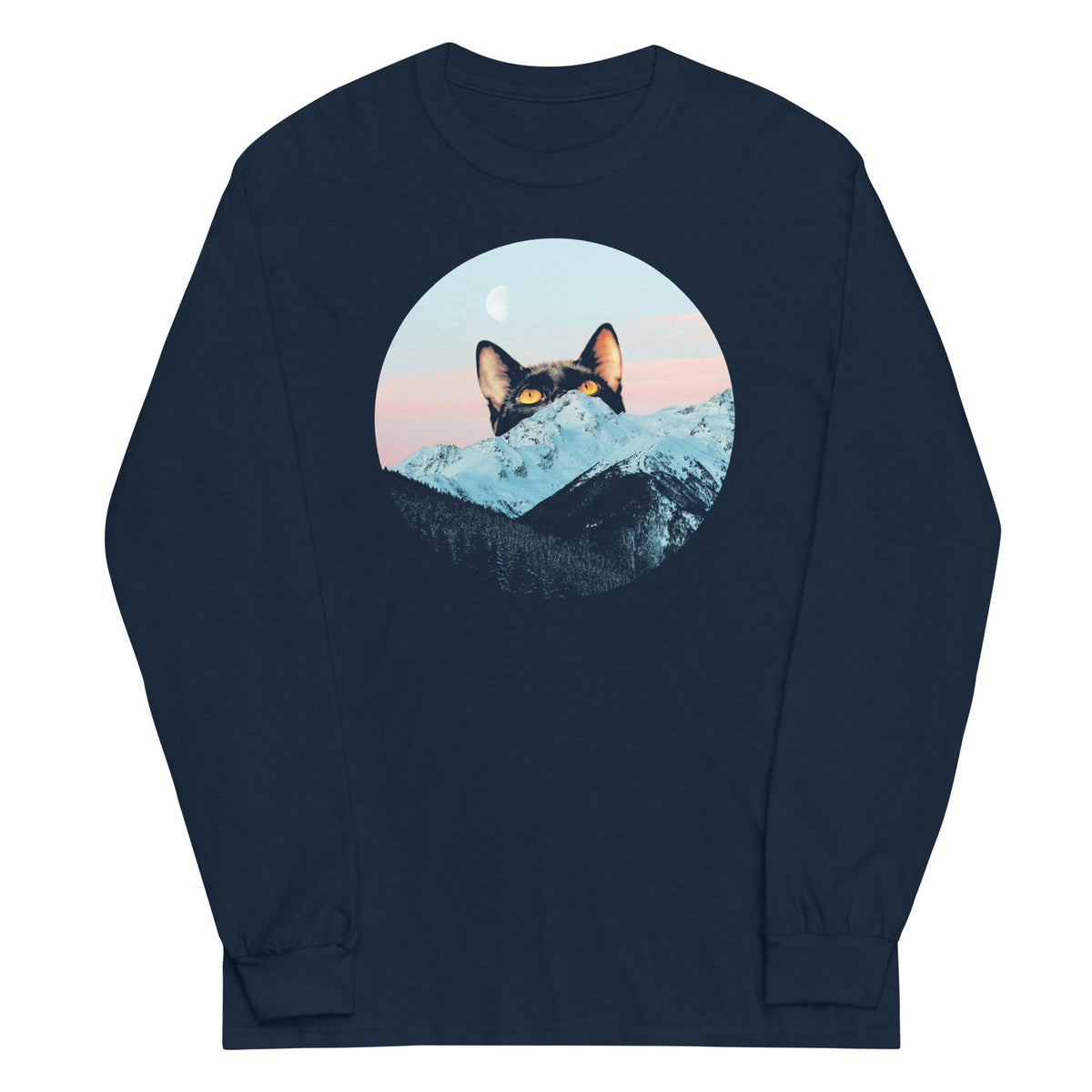 Meowntain Unisex Long Sleeve Tee product image 2