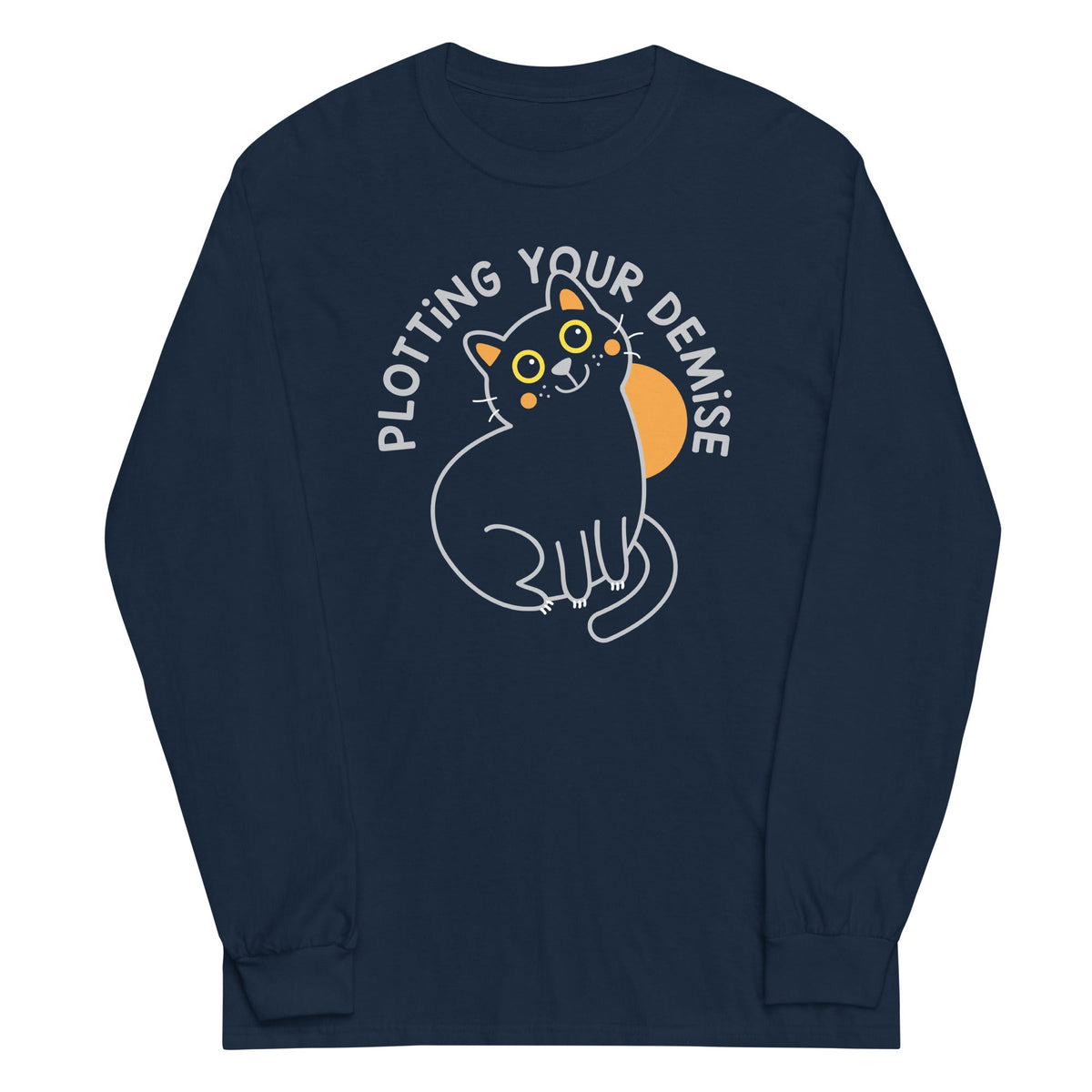 Plotting Your Demise Unisex Long Sleeve Tee product image 2