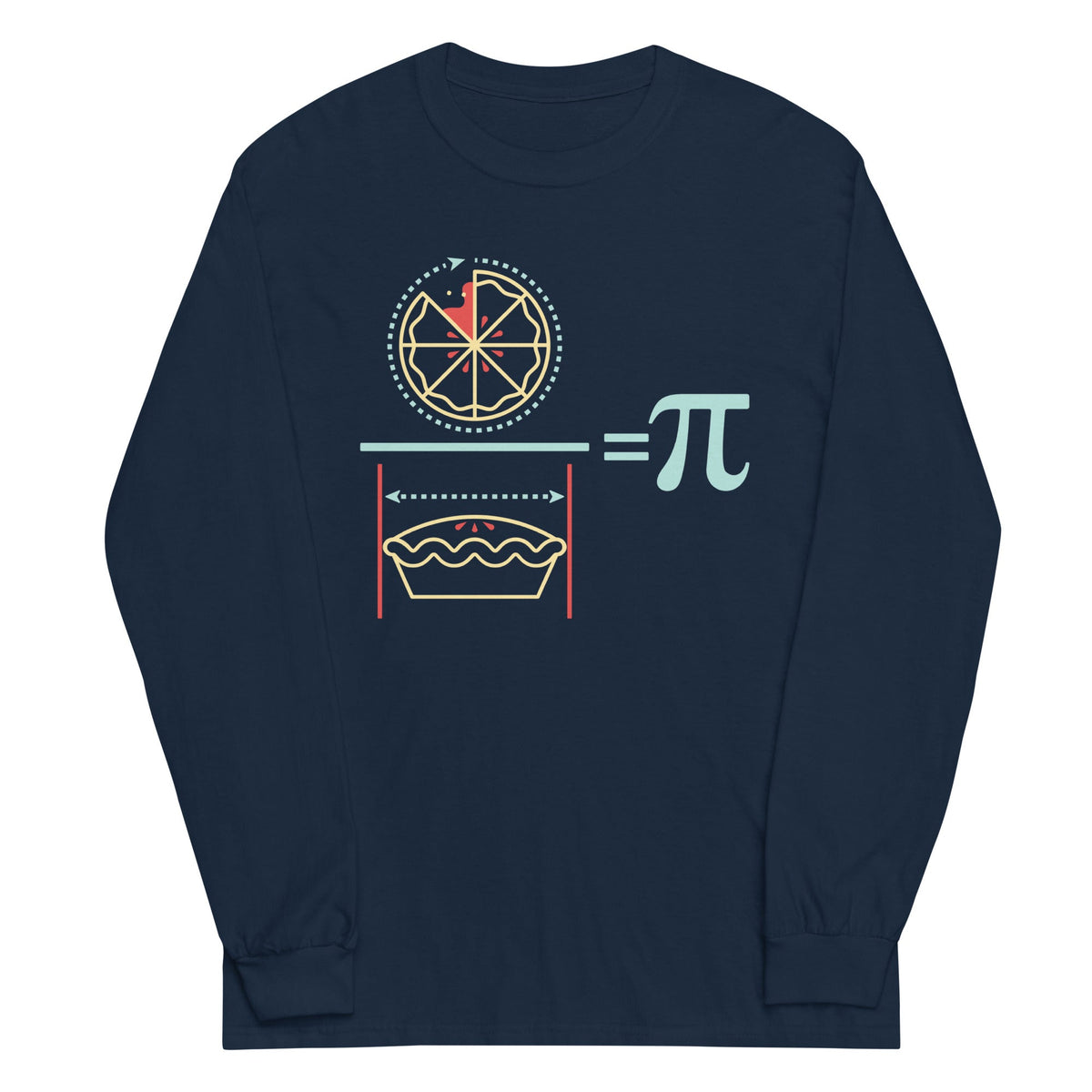 Pi Equation Unisex Long Sleeve Tee product image 3
