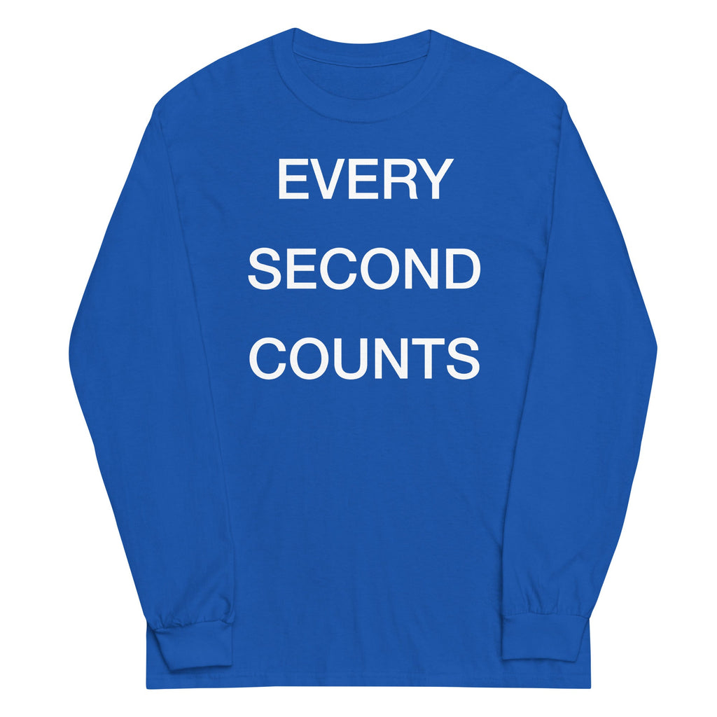 Every Second Counts Unisex Long Sleeve Tee product image 4
