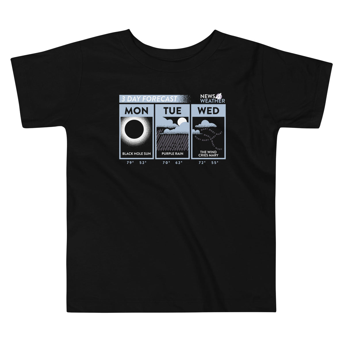 3 Day Forecast Kid's Toddler Tee product image 1