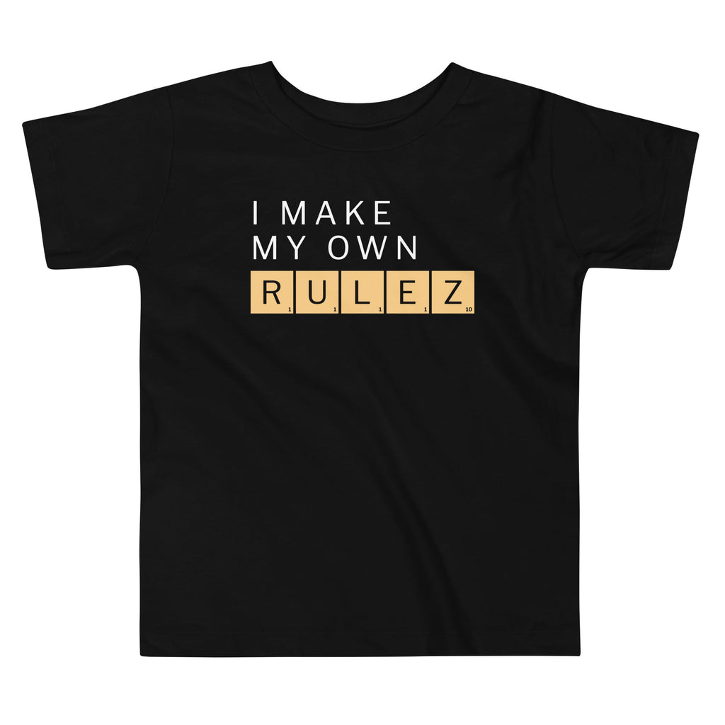 I Make My Own Rulez Kid's Toddler Tee product image 1