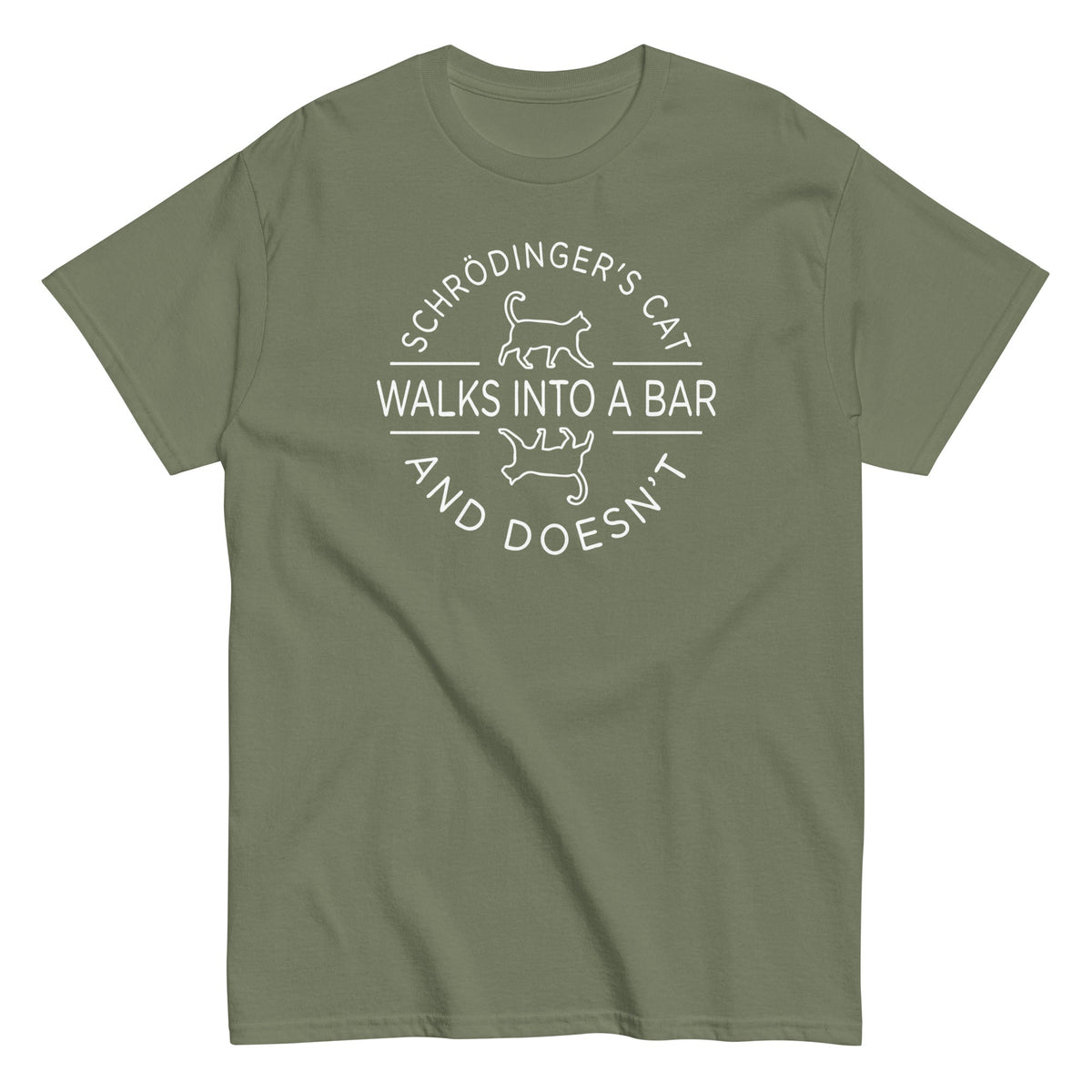 Schrodinger's Cat Walks Into A Bar Men's Classic Tee product image 6