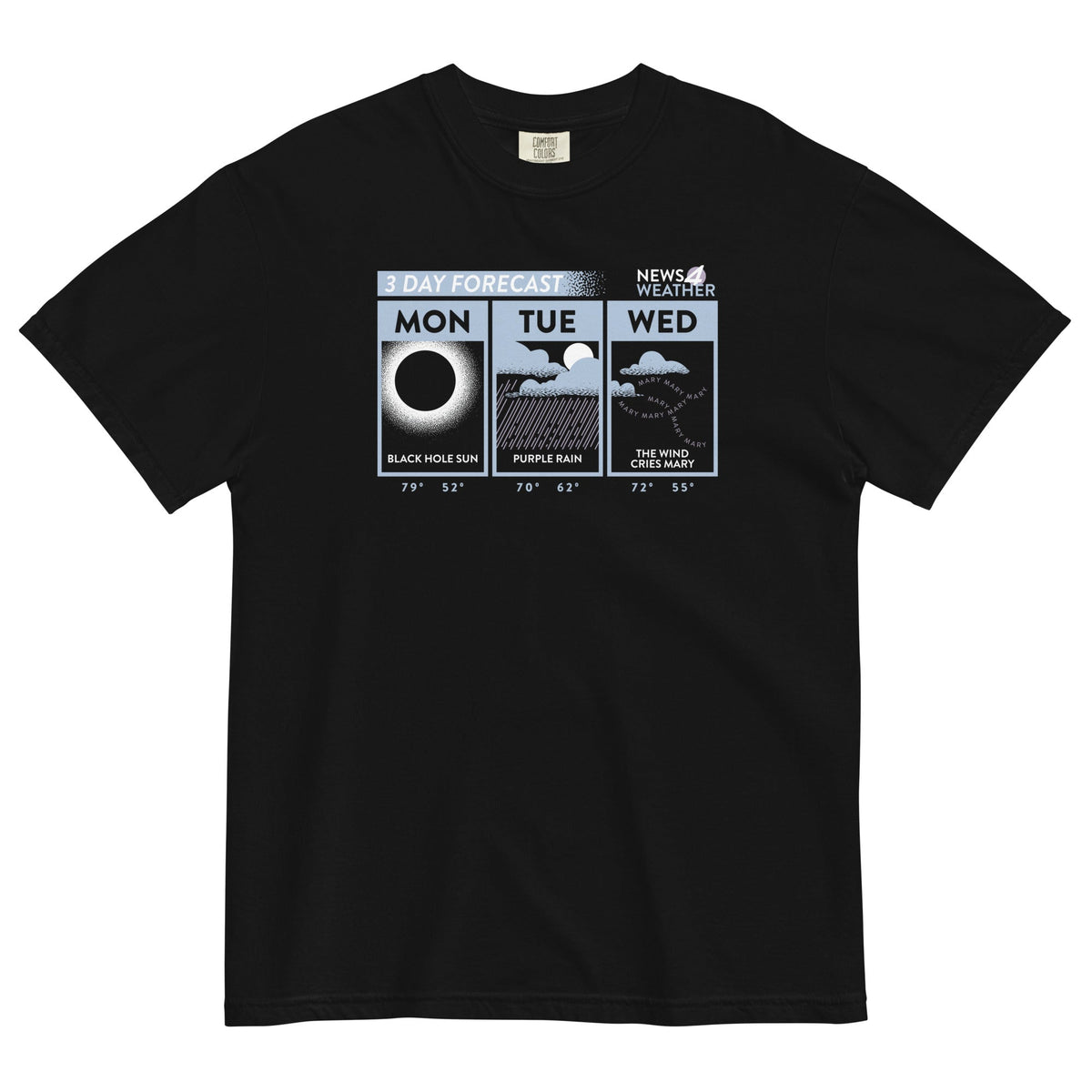 3 Day Forecast Men's Relaxed Fit Tee product image 1