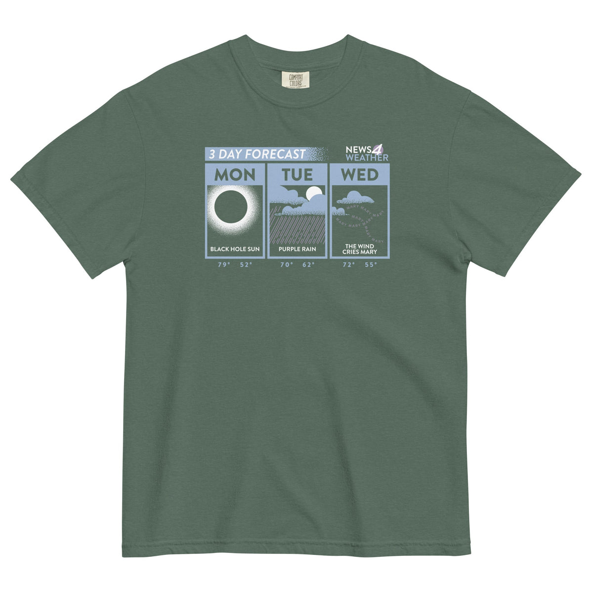 3 Day Forecast Men's Relaxed Fit Tee product image 4