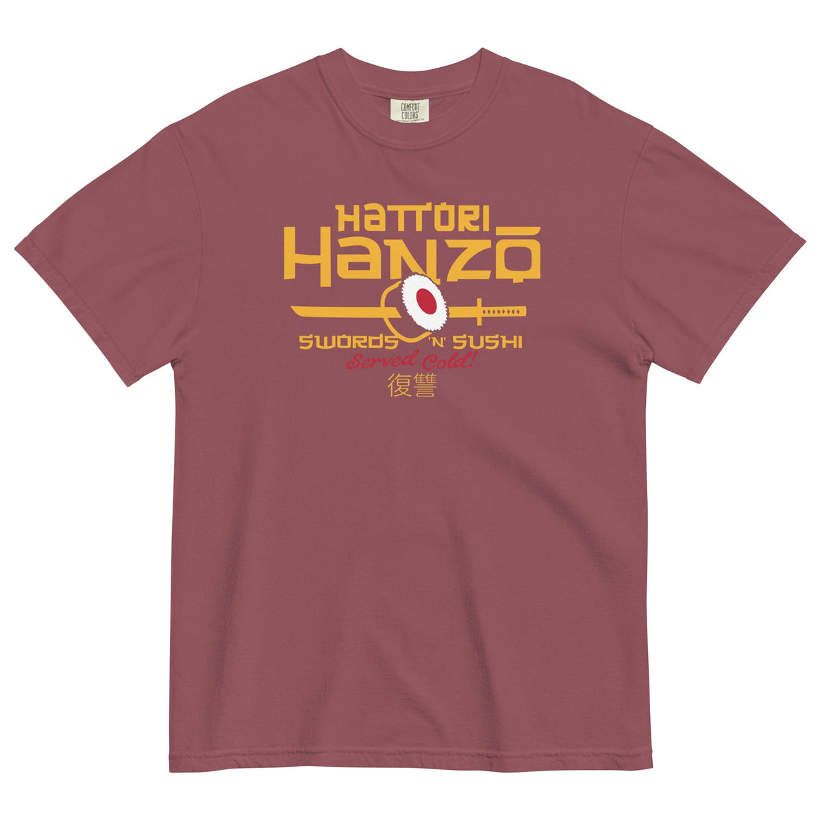 Hattori Hanzo Swords 'n' Sushi Men's Relaxed Fit Tee product image 3