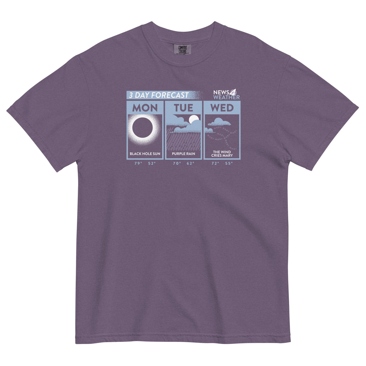 3 Day Forecast Men's Relaxed Fit Tee product image 3