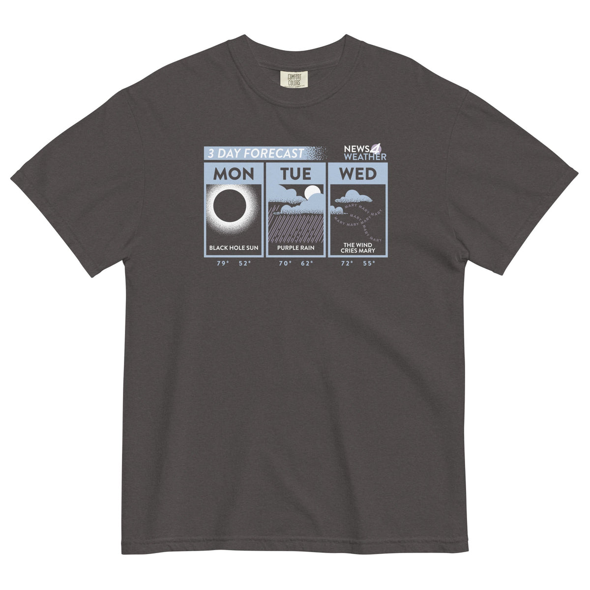 3 Day Forecast Men's Relaxed Fit Tee product image 5