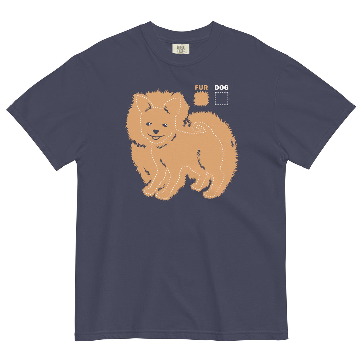 Dog vs Fur Pomeranian Men's Relaxed Fit Tee product image 2