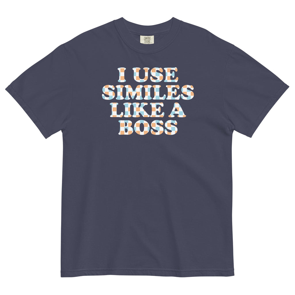 I Use Similes Like A Boss Men's Relaxed Fit Tee product image 1