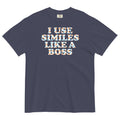 I Use Similes Like A Boss Men's Relaxed Fit Tee product image 1