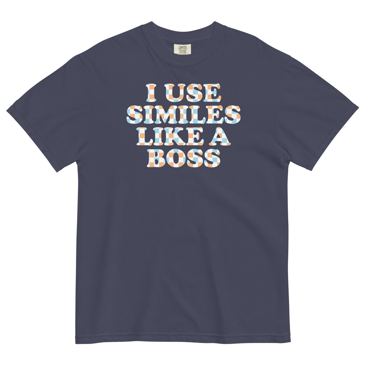 I Use Similes Like A Boss Men's Relaxed Fit Tee product image 1
