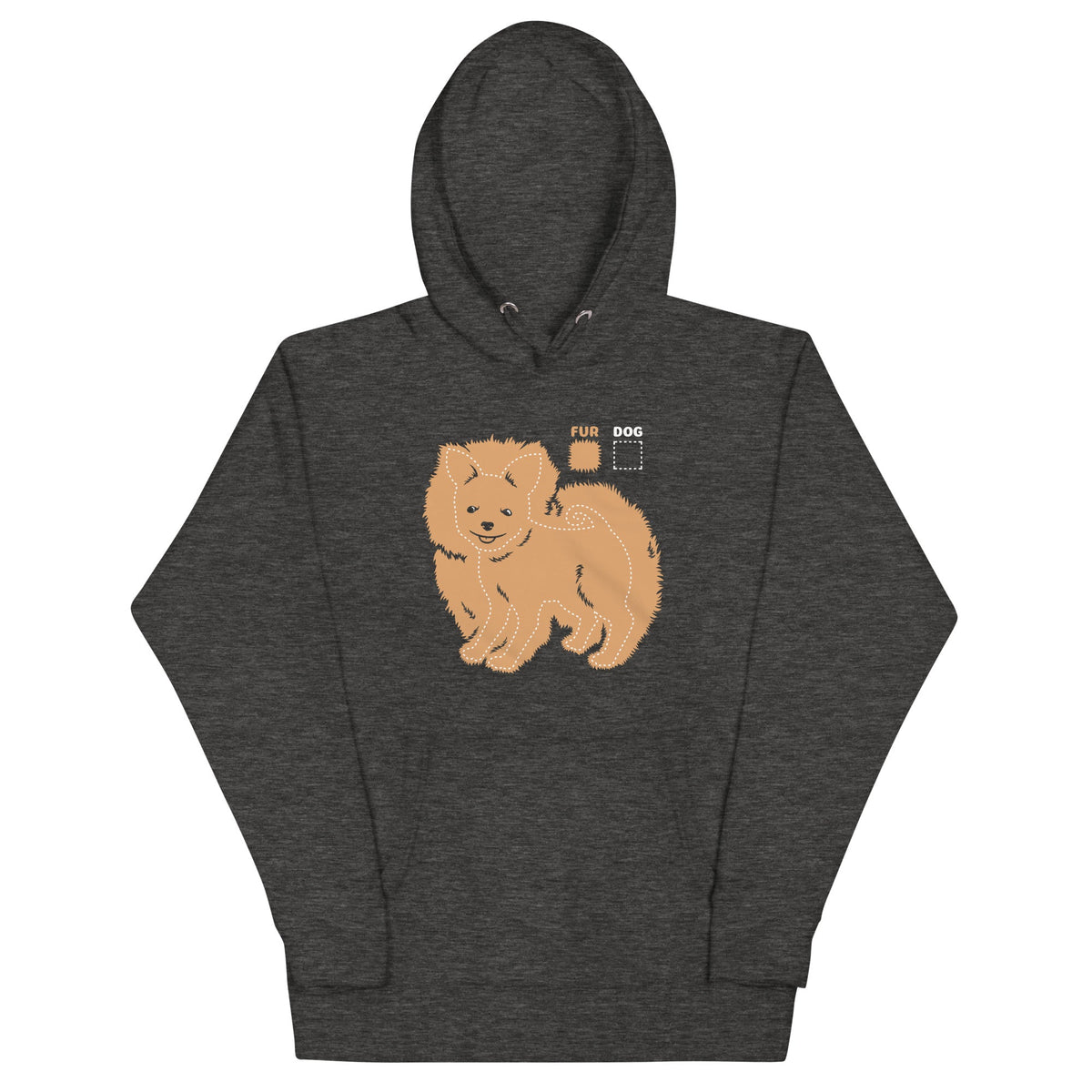 Dog vs Fur Pomeranian Unisex Hoodie product image 1