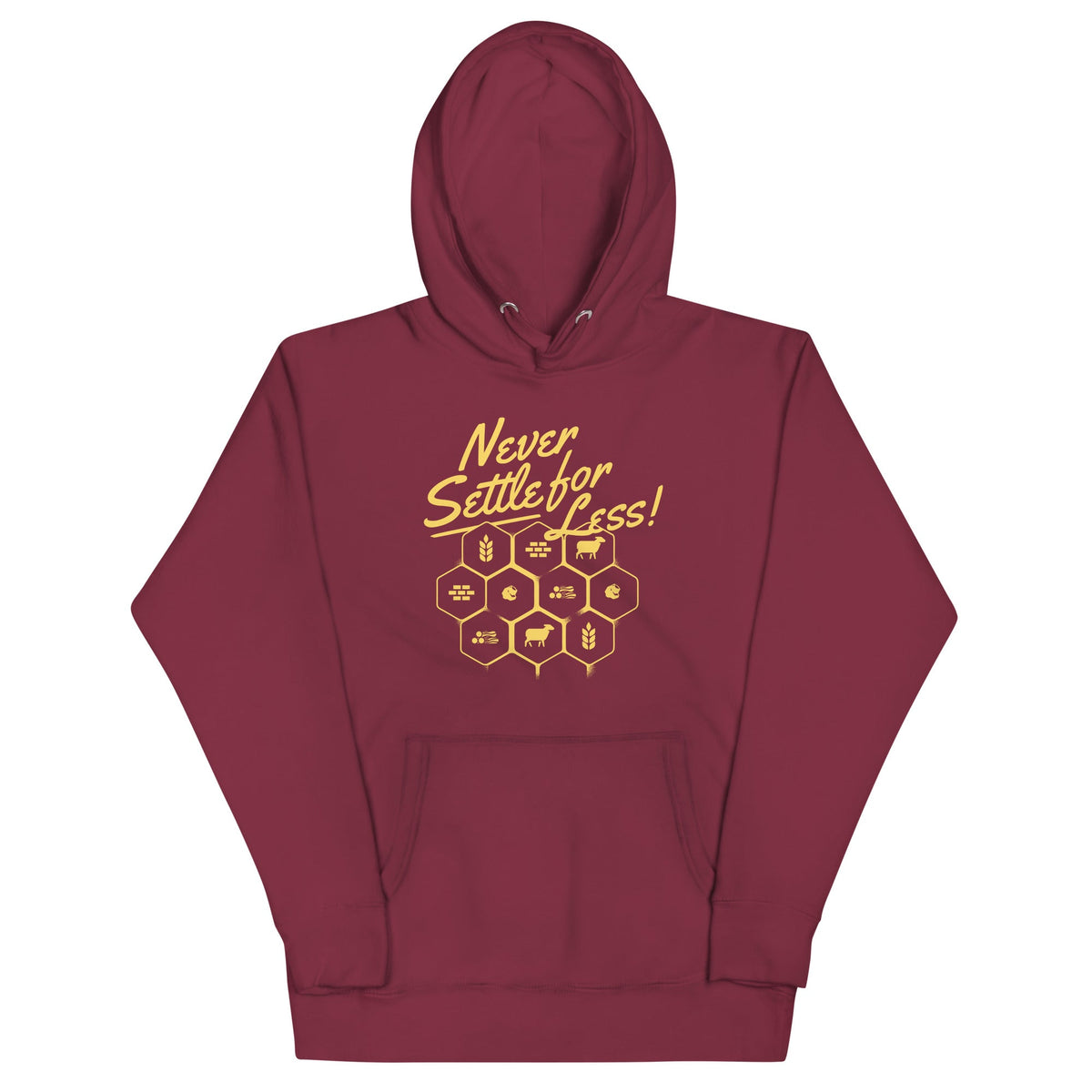 Never Settle For Less Unisex Hoodie product image 3