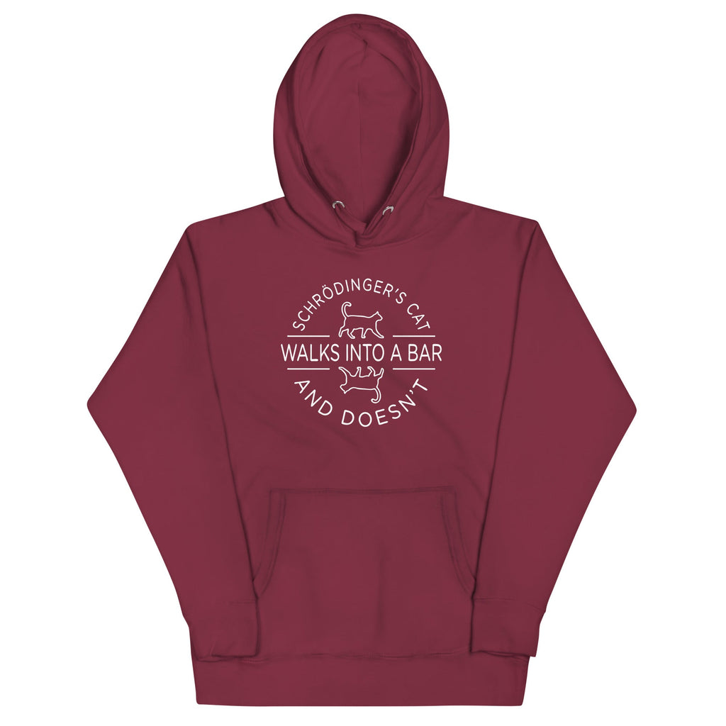 Schrodinger's Cat Walks Into A Bar Unisex Hoodie product image 4