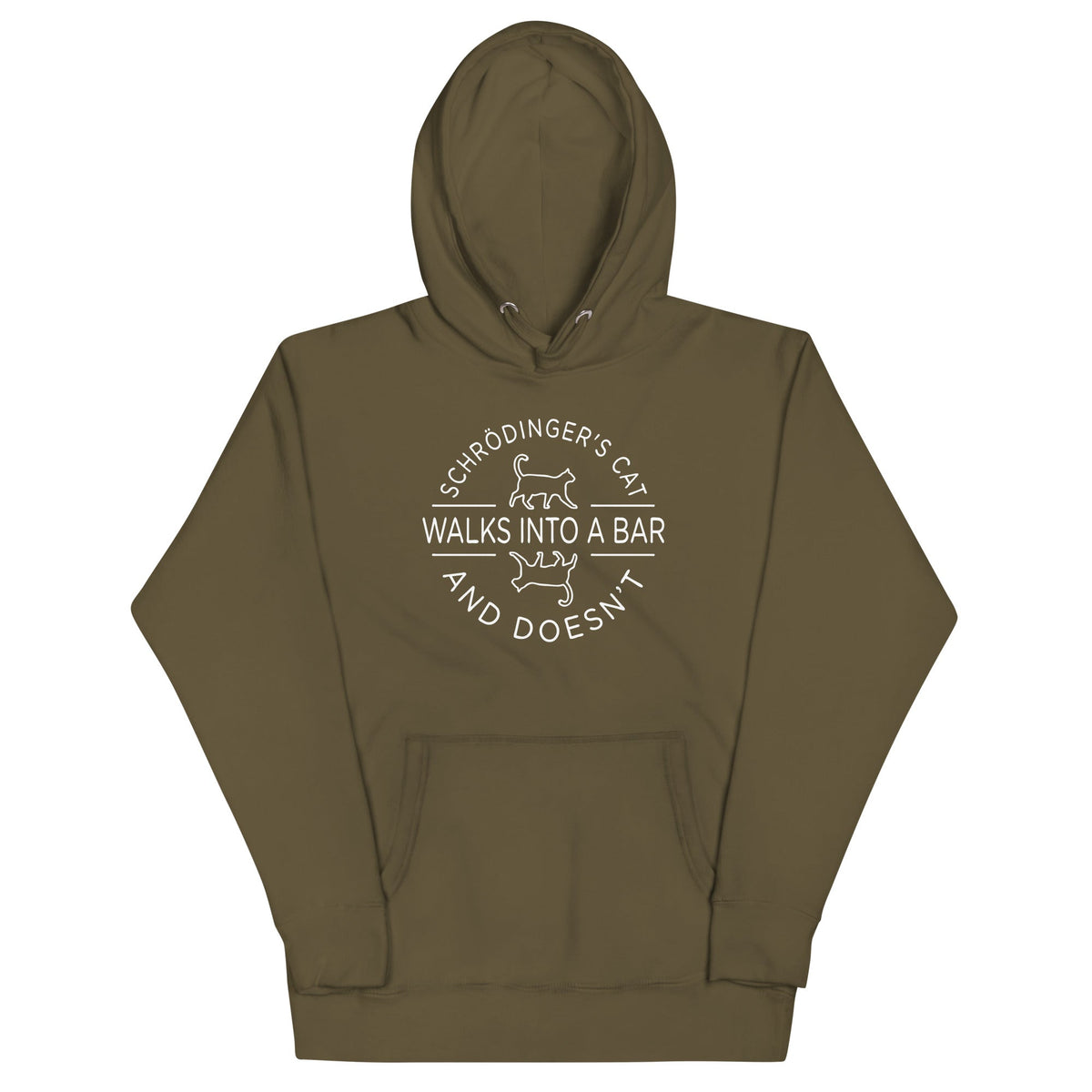 Schrodinger's Cat Walks Into A Bar Unisex Hoodie product image 5