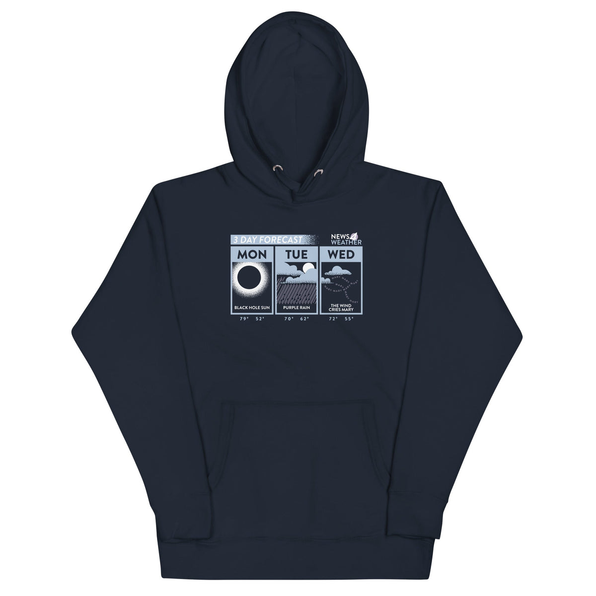 3 Day Forecast Unisex Hoodie product image 2