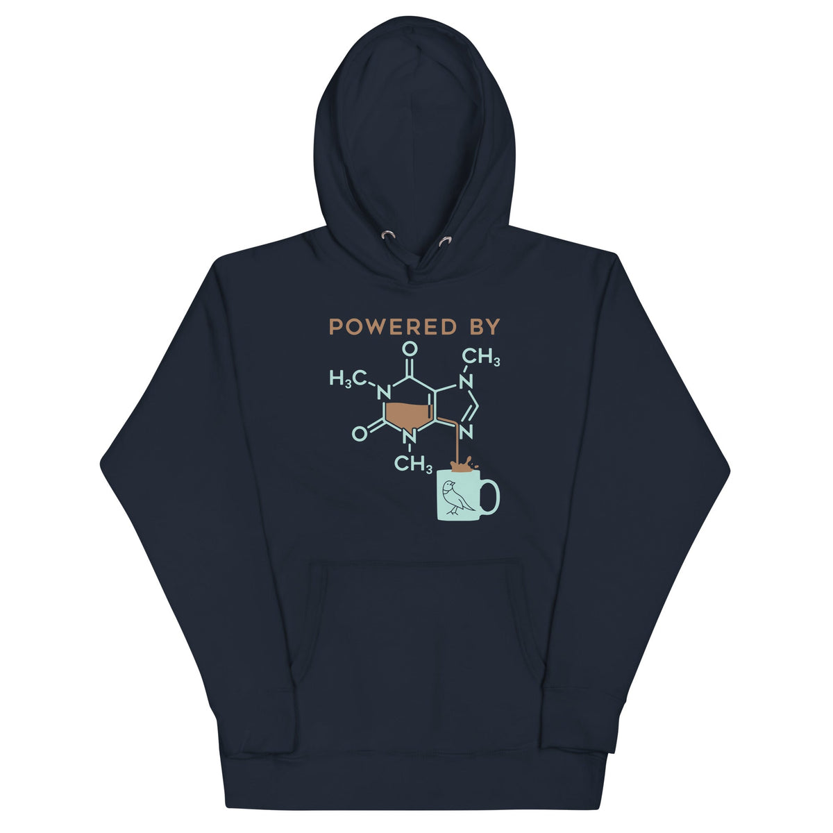 Powered By Caffeine Unisex Hoodie product image 3