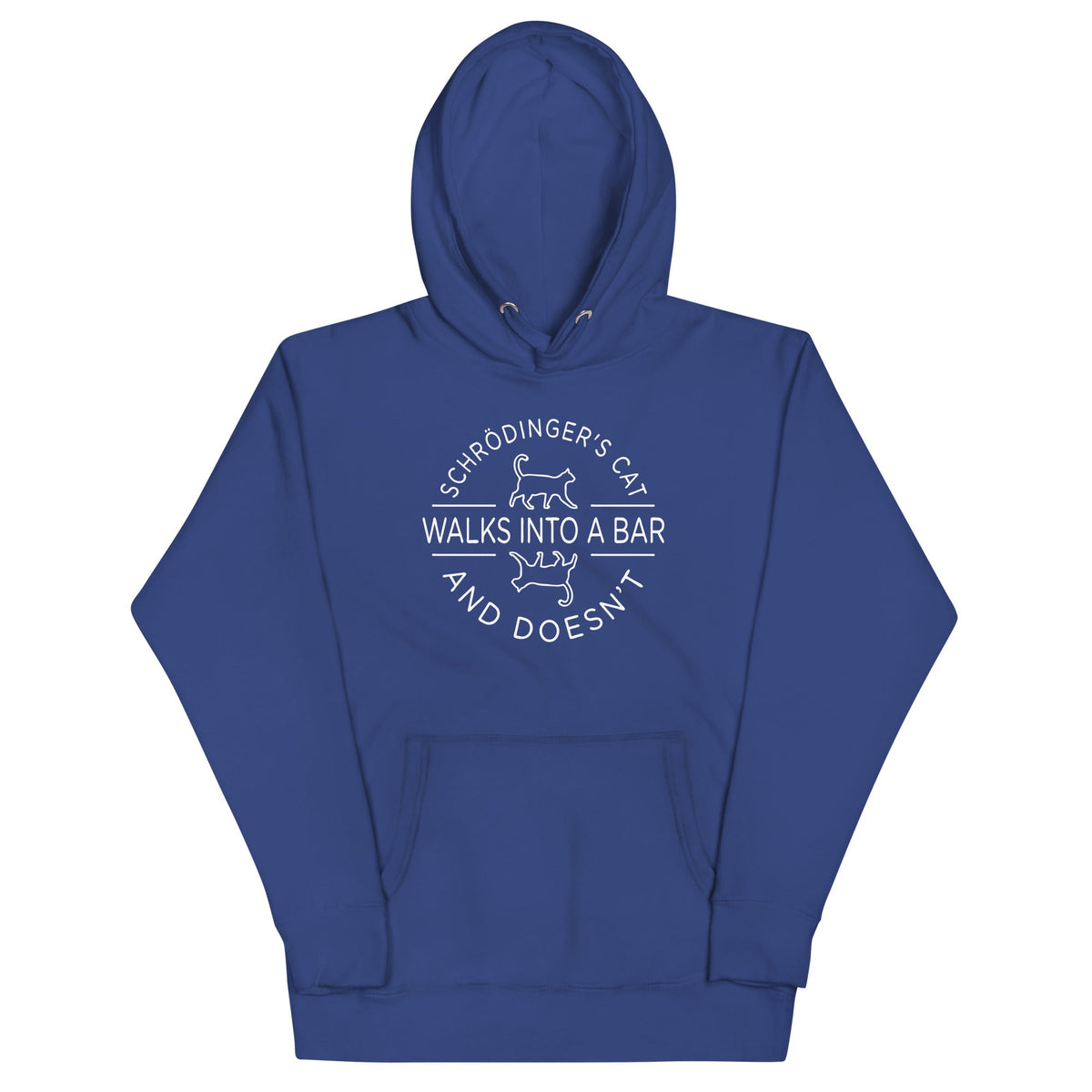 Schrodinger's Cat Walks Into A Bar Unisex Hoodie product image 1