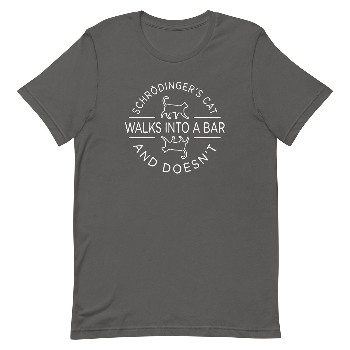 Schrodinger's Cat Walks Into A Bar Men's Signature Tee product image 5